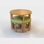 ��uolinis stalas su keturiom k�dut�m - Informacija apie produkt� 